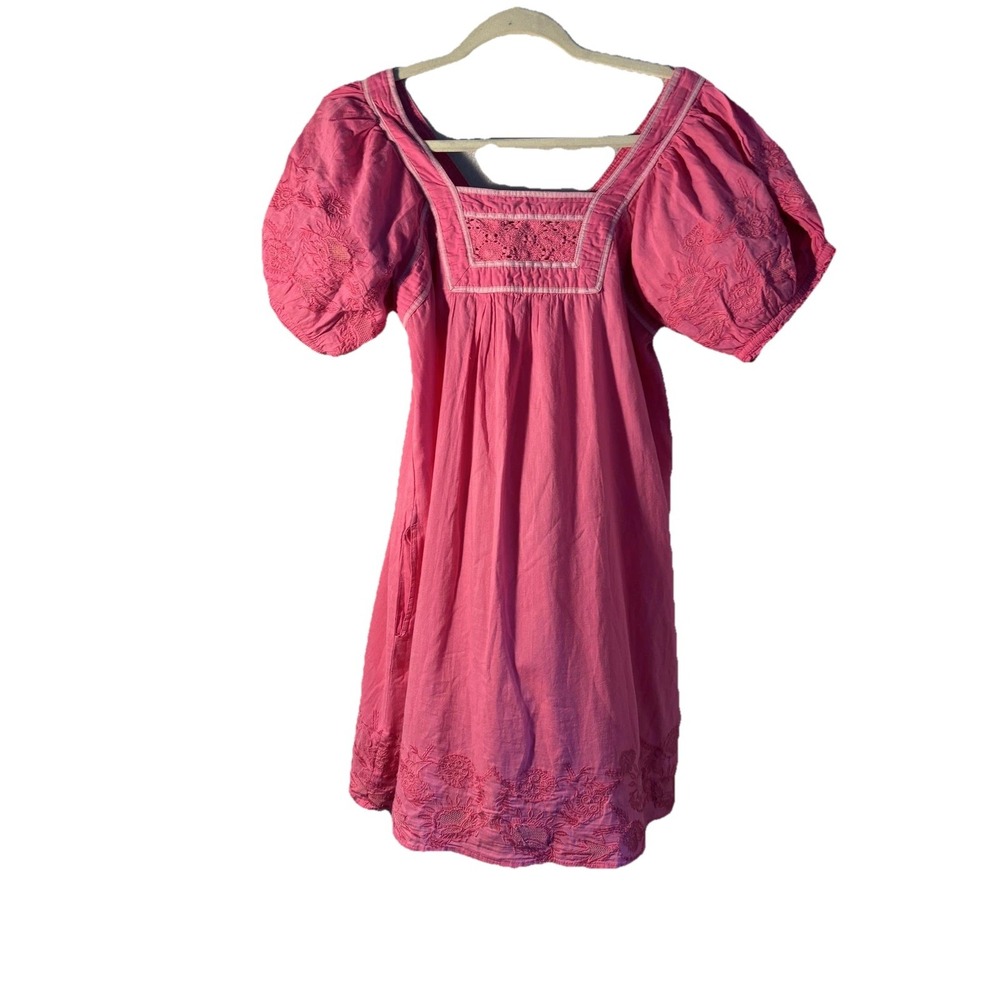 Calypso Christiane Celle Dress Womens Small Embroidered cruise vacation dress